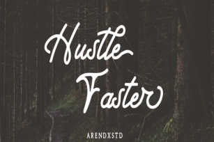 Hustle Faster Font Download