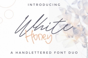 White Honey Duo Font Download