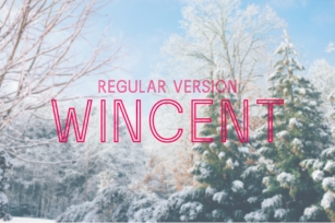 Wincent Outline Regular Font Download