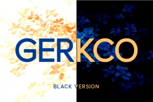 Gerkco Black Font Download