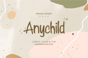 Anychild Font Download