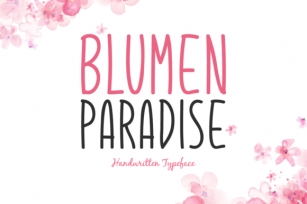Blumen Paradise Font Download