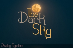 The Dark Sky Font Download