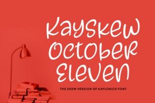 Kayskew October Eleven Font Download