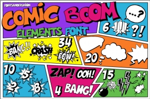 Comic Boom Element Font Download