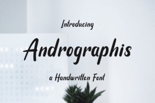 Andrographis Font Download