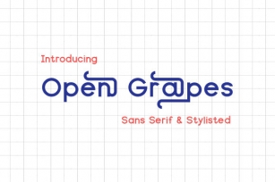 Open Grapes Font Download