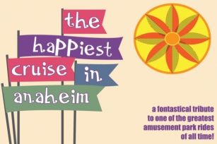 The Happiest Cruise in Anaheim Font Download
