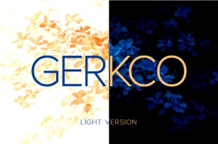 Gerkco Light Font Download