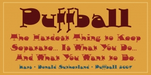 Puffball Font Download