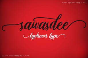 Sawasdee Font Download