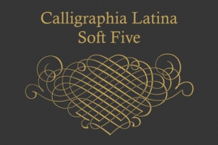 Calligraphia Latina Soft Five Font Download