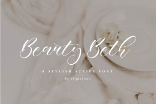 Beauty Beth Font Download