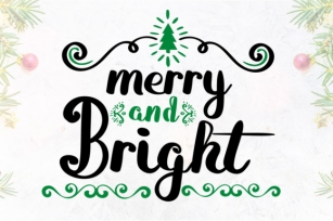 Merry and Bright Font Download