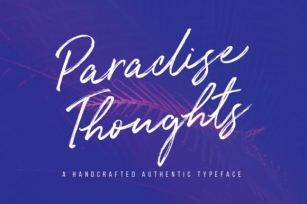 Paradise Thoughts Font Download