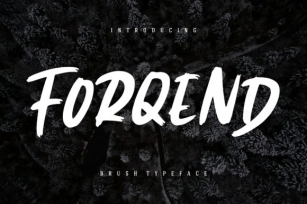Forqend Font Download