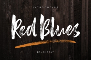 Red Blues Font Download