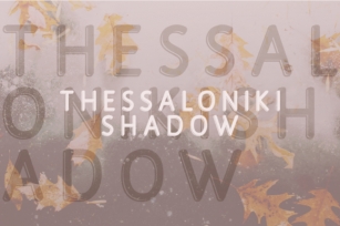 Thessaloniki Shadow Font Download