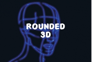 Rounded 3D Font Download
