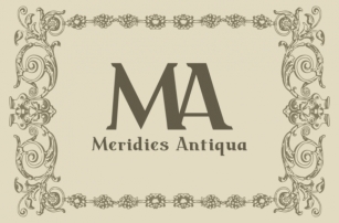 Meridies Antiqua Font Download