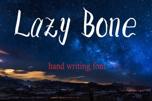 Lazy Bone Font Download
