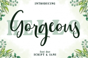 Gorgeous Duo Font Download