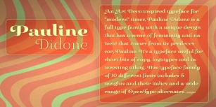 Pauline Didone Font Download
