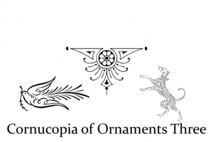 Cornucopia of Ornaments Two Font Download