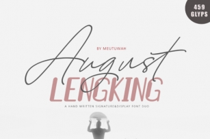 August Lengking Duo Font Download