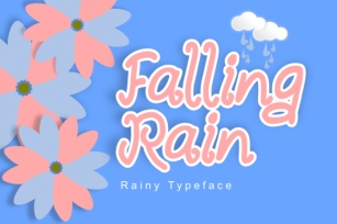 Falling Rain Font Download