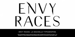 Envy Races Font Download