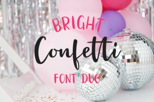 Bright Confetti Font Download