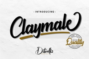 Claymale Font Download