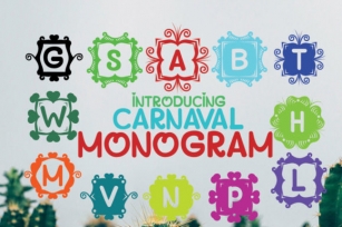 Monogram Carnaval Font Download