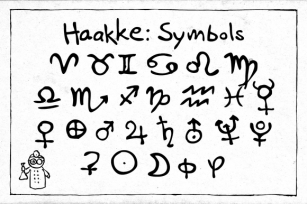 Haakke Symbols Font Download