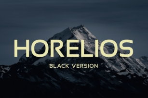 Horelios Black Font Download