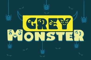 Grey Monster Font Download