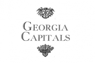 Georgia Capitals Font Download