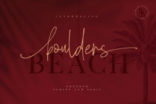 Boulders Beach Duo Font Download