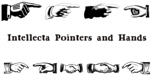 Intellecta Pointers And Hands Font Download