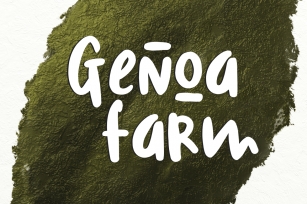 Genoa Farm Font Download