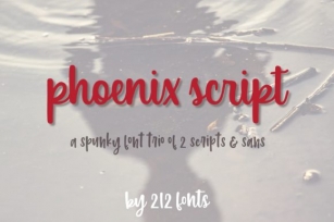 Phoenix Script Trio Font Download