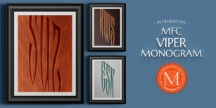 MFC Viper Monogram Font Download