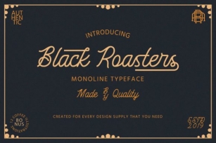 Black Roasters Font Download