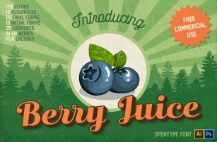 Berry Juice Font Download