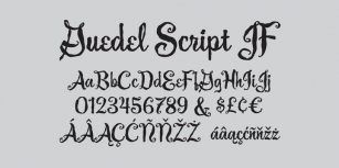 Guedel Script JF Font Download