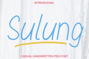 Sulung Font Download