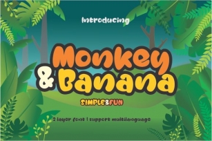 Monkey & Banana Font Download