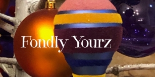 Fondly Yourz Font Download