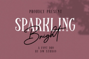 Sparkling Bright Duo Font Download